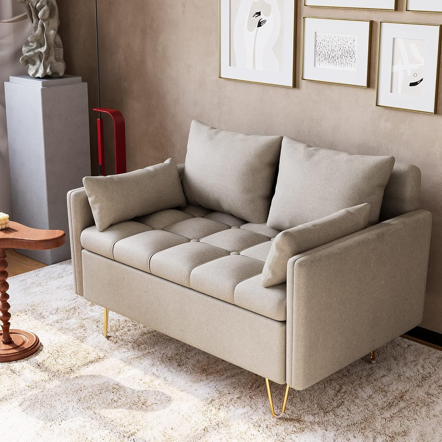 Lift loveseat top