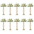 thumbnail image 1 of Danolapsi 10 Pcs Metal Flower Stands Wedding Centerpieces for Table Decorations, Elegant Metal Flower Arrangement Stands, Flower Vases for Party Celebration Birthday Event Reception Home Decor, 1 of 9