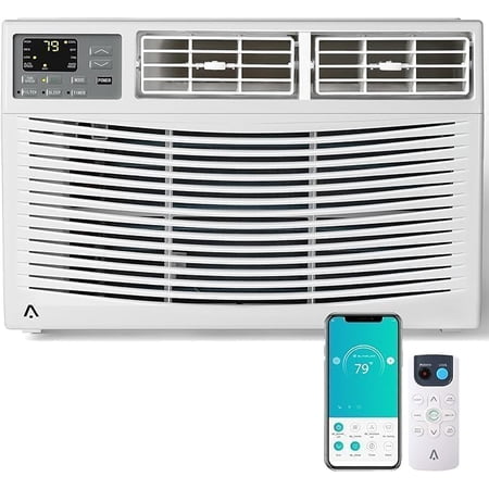 Danolapsi Window Air Conditioner 12000 BTU, Window AC Unit Cools Up to 550 Square Feet,Cool and Fan Functions with Remote Control,3 Cooling Speeds, Installation Kit,Quiet Operation,with wifi