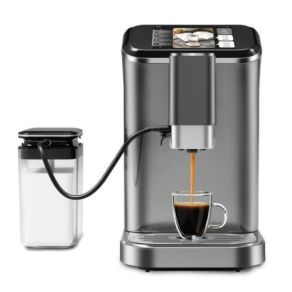 Danolapsi 20 Bar Fully Automatic Espresso Maker with Automatic Milk Frother,1350W Espresso and Cappuccino Machine,Gift for Coffee Lover