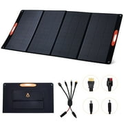 Danolapsi 210W Foldable Solar Panel MC4s Output, XT60 Cable, DC7909, DC5521. Ideal for Power Stations, RVs, Camping, and Home Use