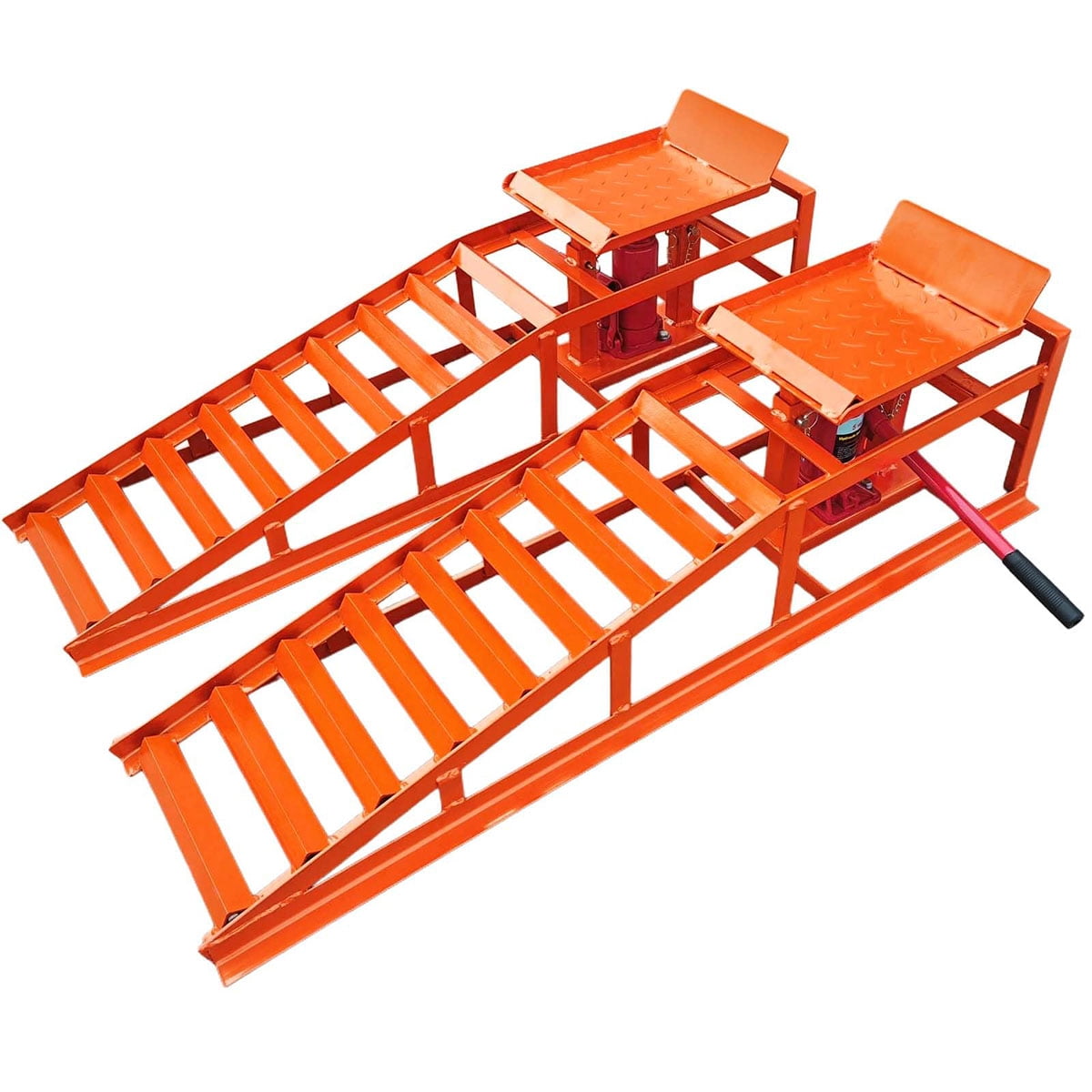 External Lift Ramp Danolapsi 2PCS Hydraulic Car and Truck Service Ramps,11023 Lbs (5 Tons ...