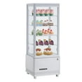 thumbnail image 1 of Danolapsi 3.46 cu.ft. 98L Commercial Refrigerator Glass Door Display Fridge Tall Slim Single Upright Beverage Cooler Countertop Design With LED Light Adjustable Shelves Drink Organizers For Home Store, 1 of 7