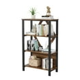 thumbnail image 1 of Danolapsi 3 Tier Bookshelf with LED Lights,Display Shelf with Lights,Bookcase with Open Display Shelves,Wood and Metal Standing Bookshelf with Storage Rack for Living Room Bedroom Home Office, 1 of 8