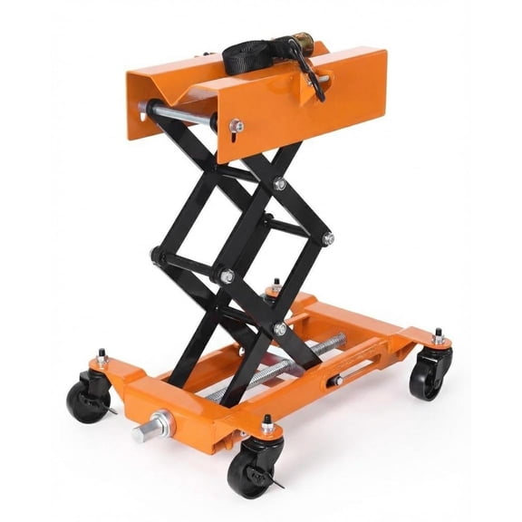 Danolapsi 450 LBS Low Profile Transmission Jack,Heavy Duty Auto Repair Lifting Jack with Safety Straps & 4 Swivel Wheels, Adjustable 7-23" Height,Adjustable Floor Transmission Jack