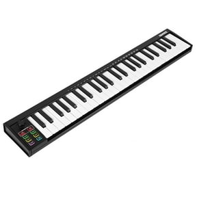 Danolapsi 49 Key MIDI Keyboard Controller, USB MIDI Keyboard Controller with DAW Integration, 8 Drum Pads & OLED Display, Perfect for Music Production