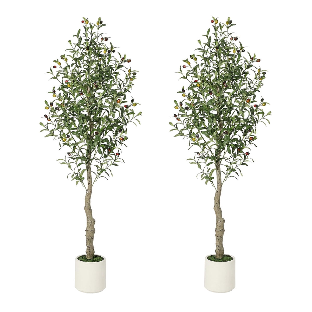 Danolapsi 5FT Tall Olive Tree Plants,Olive Trees Artificial Indoor ...