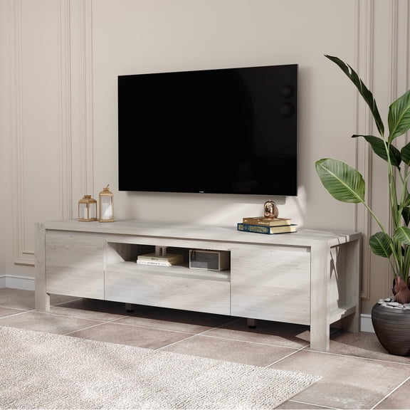 Danolapsi 63" TV Cabinets with Doors and Cabinets, TV Consoles in Farmer's Entertainment Center, Living Room and Bedroom