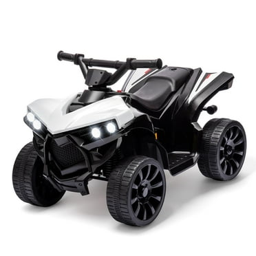Danolapsi 6V Kids ATV,4 Wheeler Quad Electric Vehicles with LED Lights,Music,Foot Pedal & Wear-Resistant Wheels,Ride on Toy Car for Kids Toddler 2.5-6 Years Old
