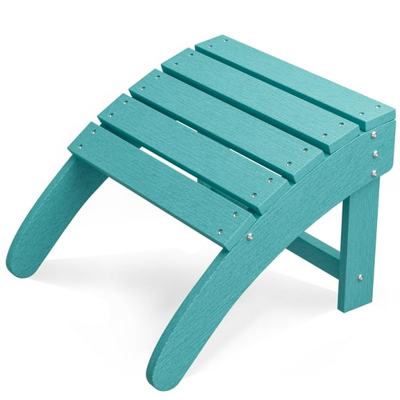Danolapsi Adirondack Ottoman Foot Rest,Weather-Resistant Patio Footrest for Adirondack Chair,AdirondackChair Footrest Resin for Outside Porch Pool Lawn Backyard