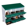 thumbnail image 1 of Danolapsi Chicken Nesting Box, 8 Compartments Nesting Boxes for Chickens, Chicken Laying Boxes with Metal Leg, Roll Away Nesting Box for Chickens Laying Egg with Lid Cover to Protect Eggs, 1 of 7