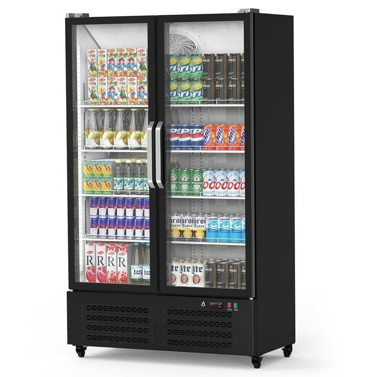 2 door display fridge for sale discount
