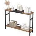 thumbnail image 1 of Danolapsi Console Table,Industrial Entryway Table,39.3”Narrow Sofa Table with Shelves,Entrance Table Rustic Sofa Table for Entryway,Hallway,Living Room,Foyer,Corridor,Office, 1 of 9