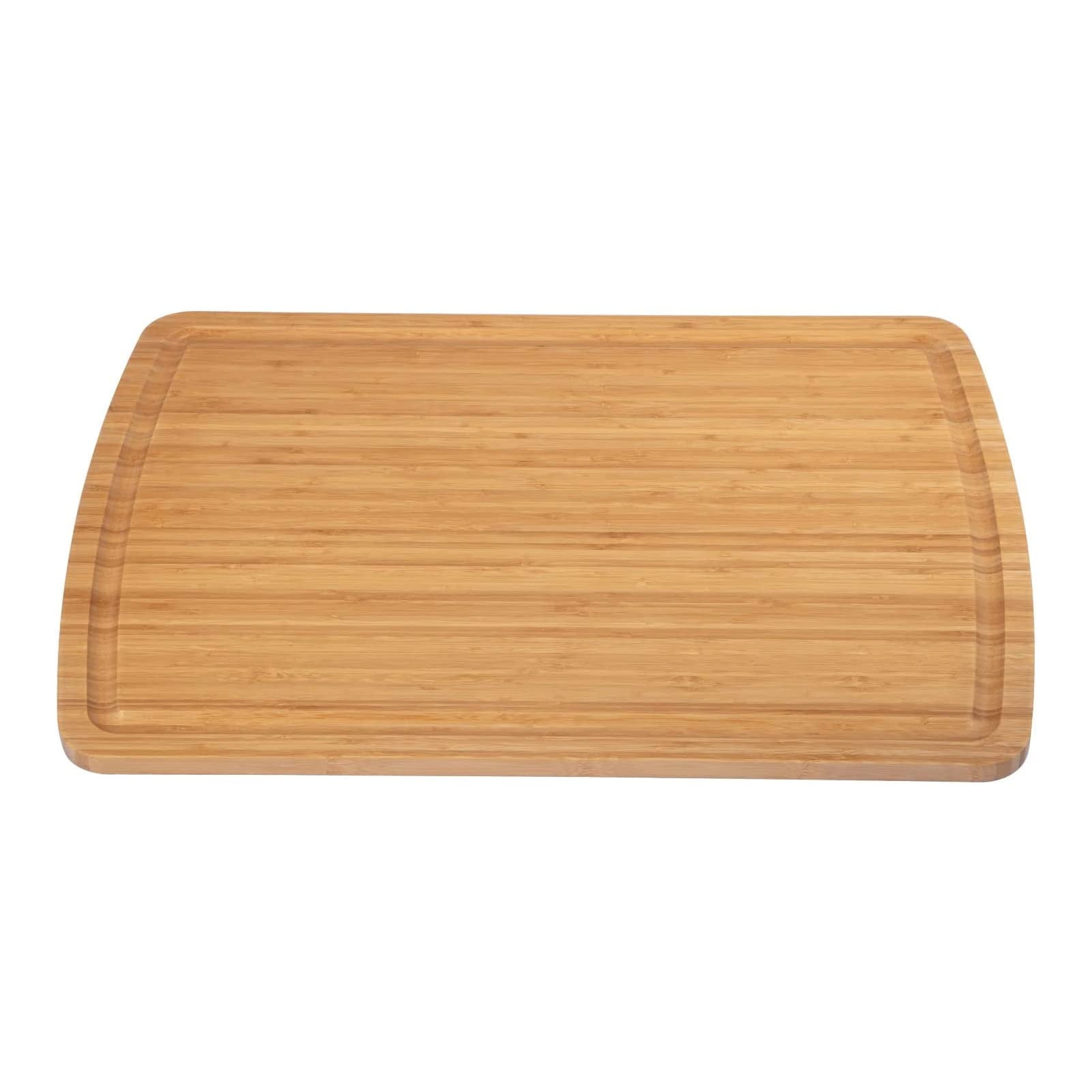 Extra Large Bamboo Cutting Board with Juice Groove, 30 x 20 Inch
