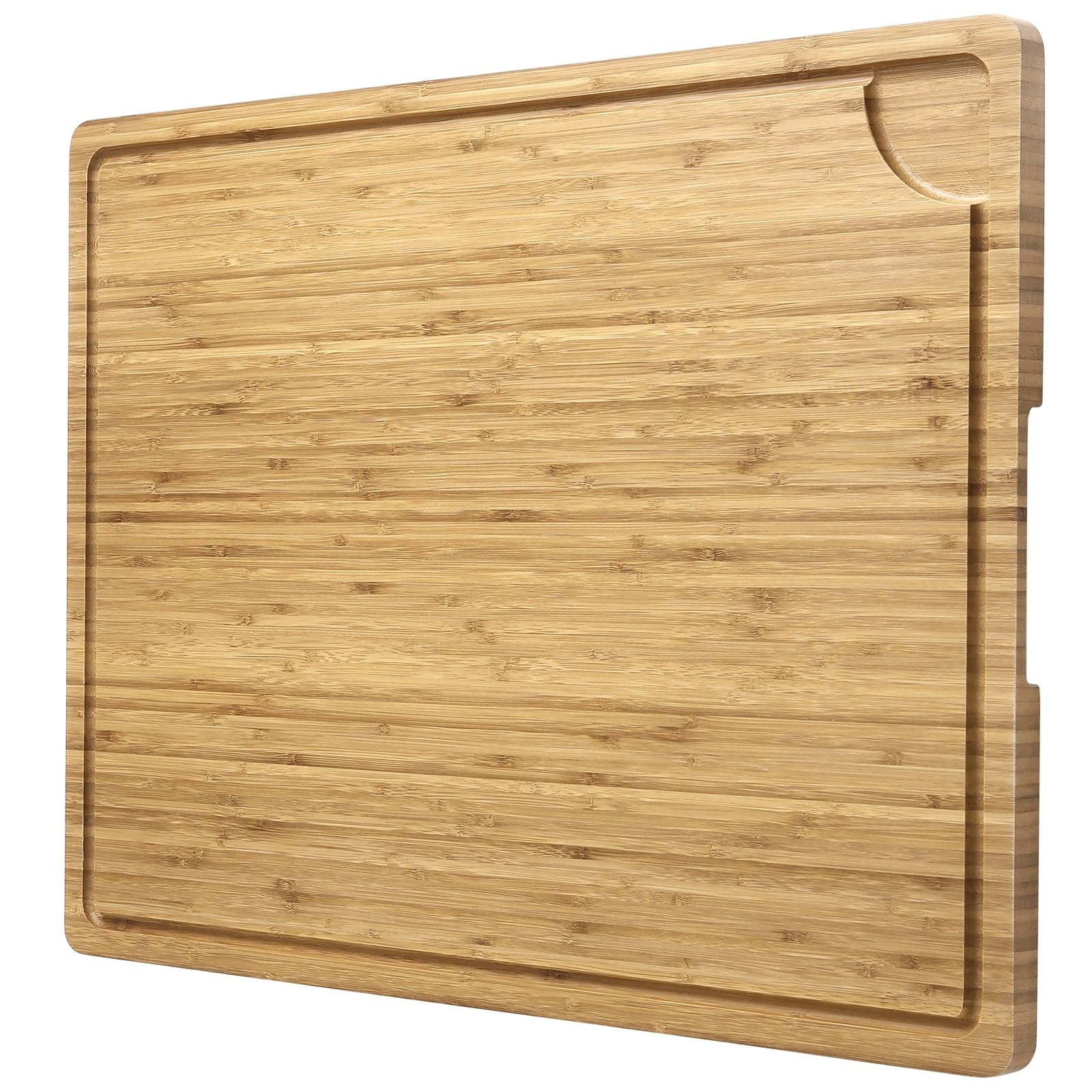 Danolapsi Extra Large Bamboo Cutting Board,Wooden Cutting Board for Kitchen With Juice Groove and Handles,Over Sink Board Meat Cutting Board, Large Caving Board Board for Meat,Vegetables