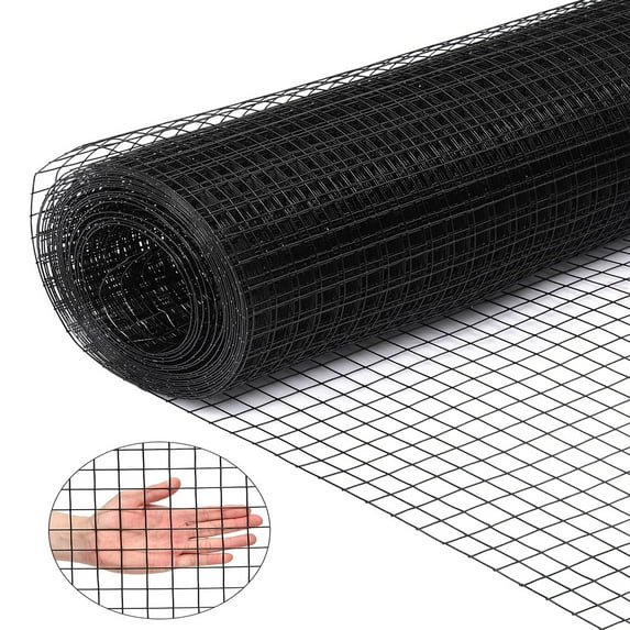 Danolapsi Hardware Cloth 1/4 inch 48inx100ft 23 Gauge, Hot-Dip Galvanized After Welding, Chicken Wire Fence Roll for Chicken Pen/Coop Fences
