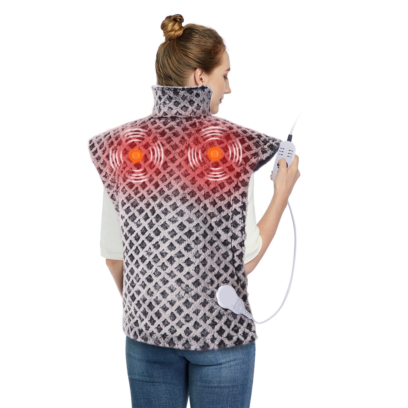 Danolapsi Heating Pad, Large Electric Heating Pad for Neck, Back