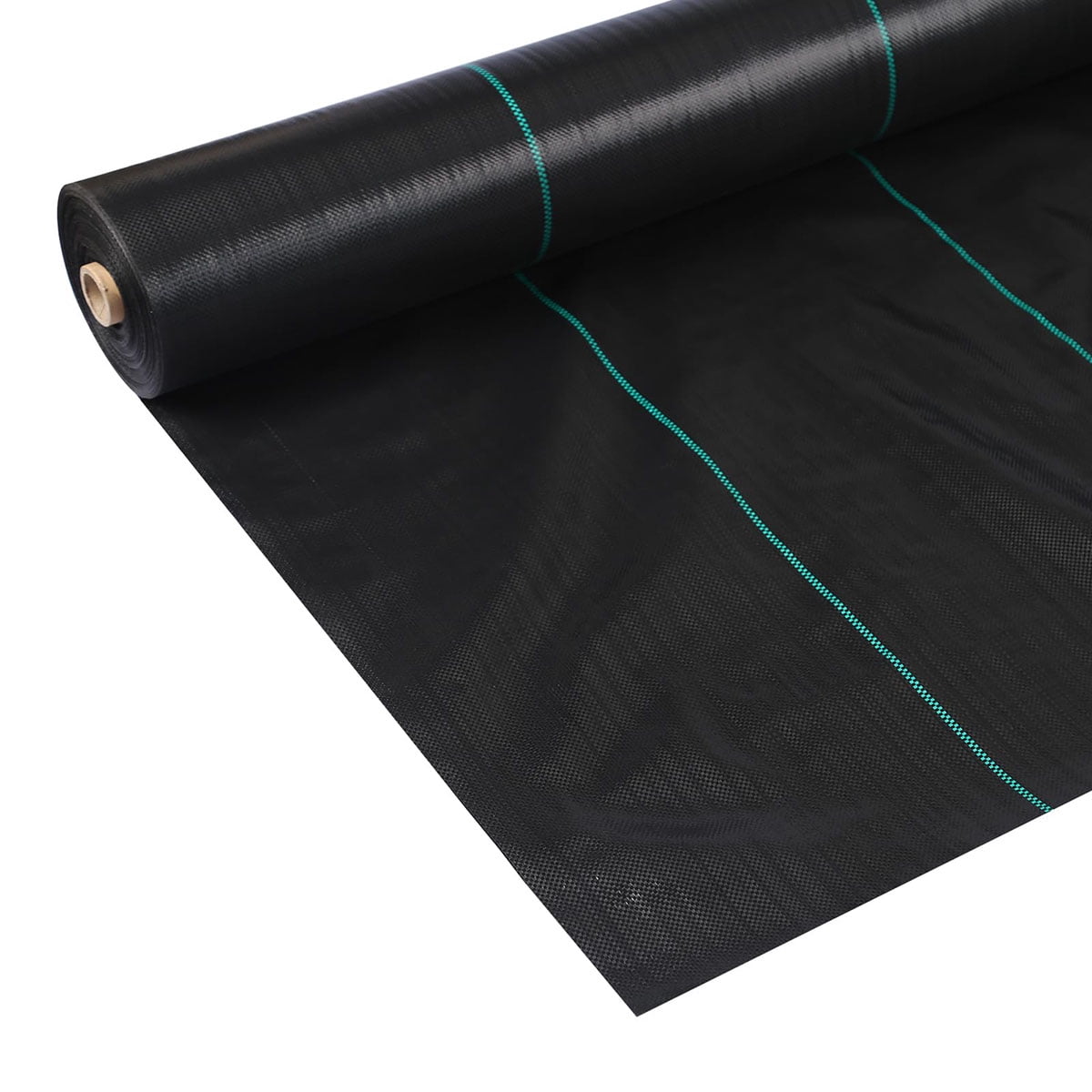 Danolapsi Heavy Duty Weed Barrier Fabric,2.4oz Woven Landscape Fabric, Weather-Proof Ground Cover with Stops Weeds and Allows Water Flow, for Driveway, Garden, Flower Bed & Yard