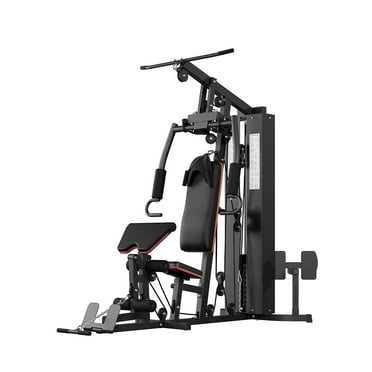 Danolapsi Home Gym Machine, Multifunctional Workout Equipment with 150 Lbs Weight Stack, Home Gym Equipment with Leg Press, Pulley Ststem, Preacher Curl Pad for Full Body Workout（ship in 4 boxes）