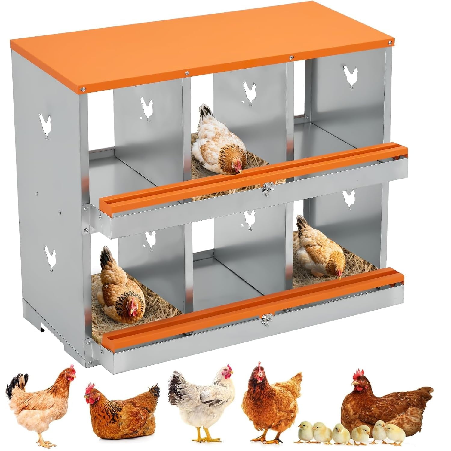 Metal Chicken Nest Boxes