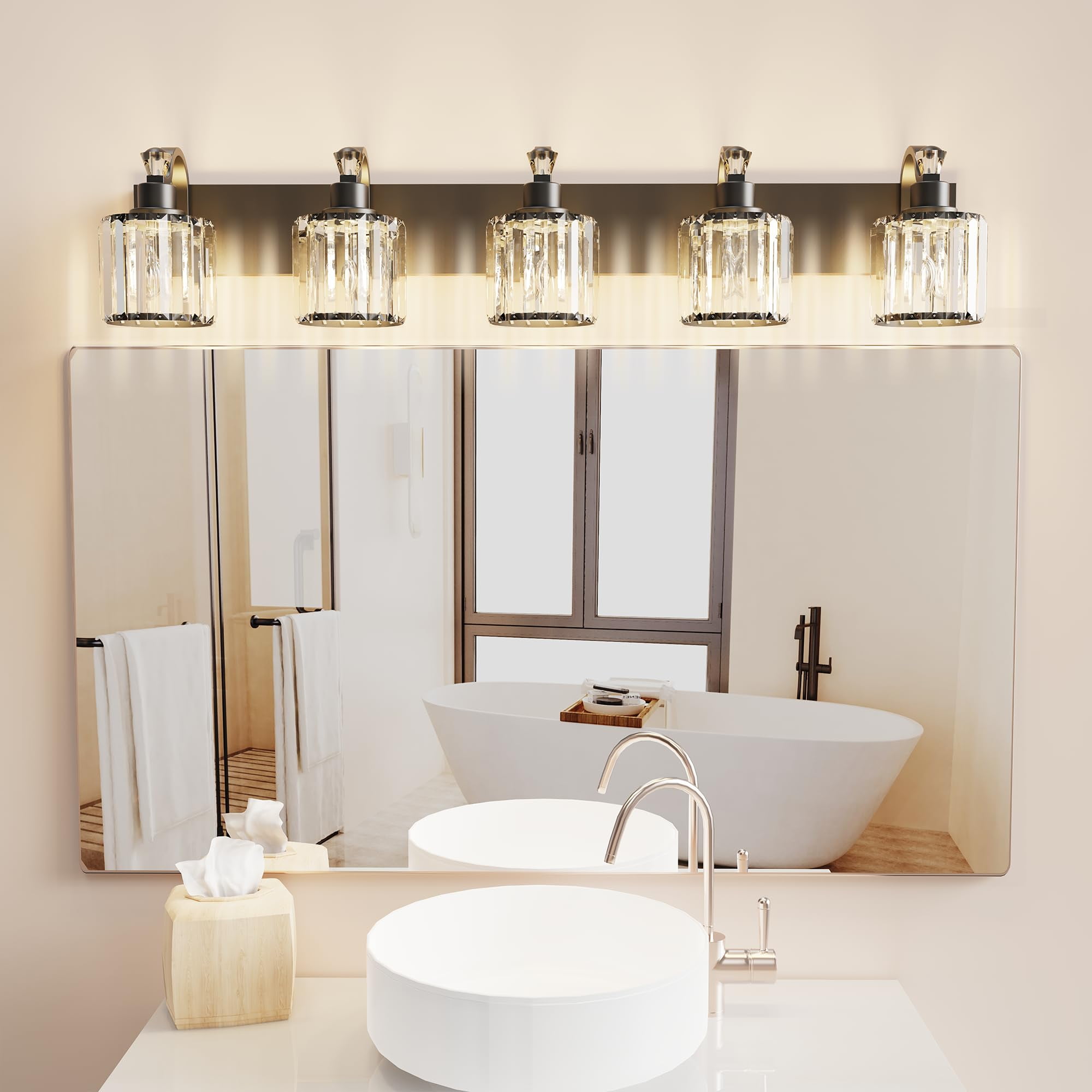 Crystal Bathroom Vanity Lights