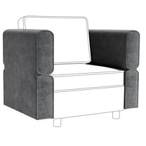 Danolapsi Modular Sectional Sofa Module Universal Armrest,Side Armrest Module for Modular Sectional Sofa,Pair of Armrests for Sectional Couch Modular Sofa Couch，no Single seat,Only Armrest