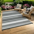 thumbnail image 1 of Danolapsi Outdoor Rug Mat for Patio,8x10 Plastic Straw Rug,Waterproof Plastic Straw Mats,Modern Striped Outdoor Camping Rugs for Patio,RV,Porch, Deck,Backyard,Balcony,Camping,Trailer, 1 of 9