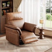 Danolapsi Power Recliner Chair,270  Swivel Rocking Glider with USB Charging Port,Chenille Upholstered Fabric and Double-Layer Armrests,Living Room Recliner,Nursery Rocking Chair,Reclining Sofa Chair