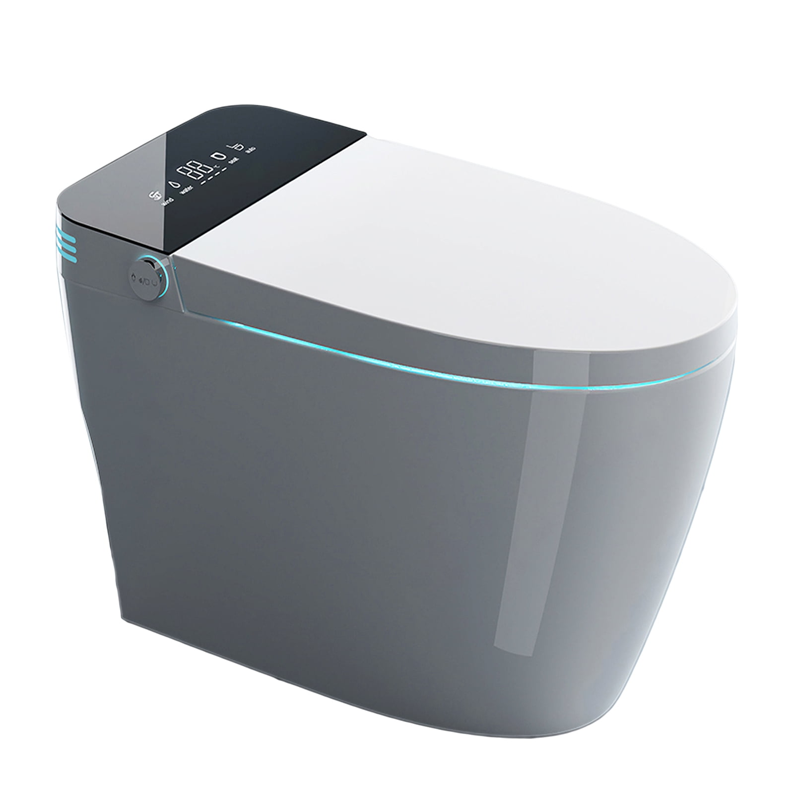 White High Efficiency Dual Flush Smart Toilet with Heated Seat