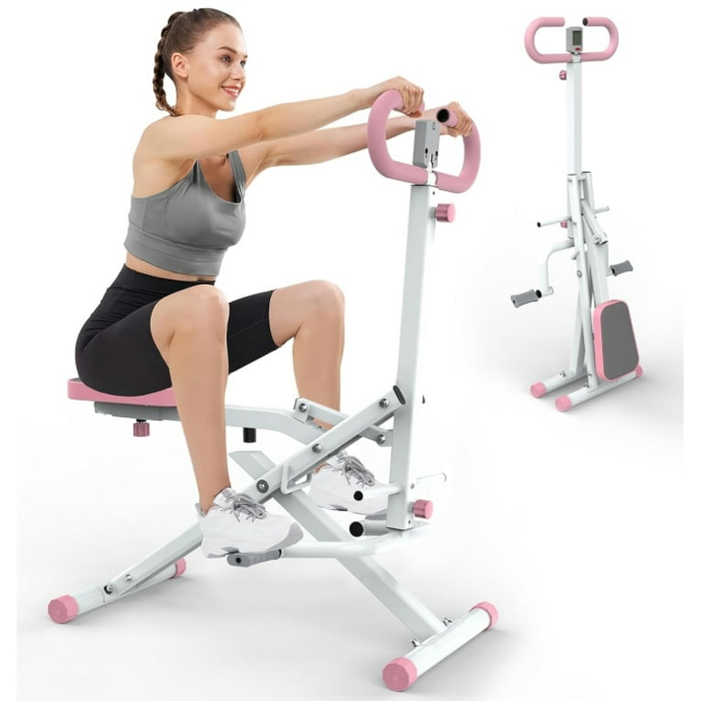 Danolapsi Squat Rowing Machine 12-Level Resistance Home Gym
