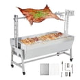 thumbnail image 1 of Danolapsi Stainless Steel Automatic Rotisserie Grill, 54in 132LB Capacity Electric BBQ Pig Lamb Rotisserie Roaster 50W Motor, Charcoal Spit Roaster Grill for Outdoor Kitchen, Camping, 1 of 8