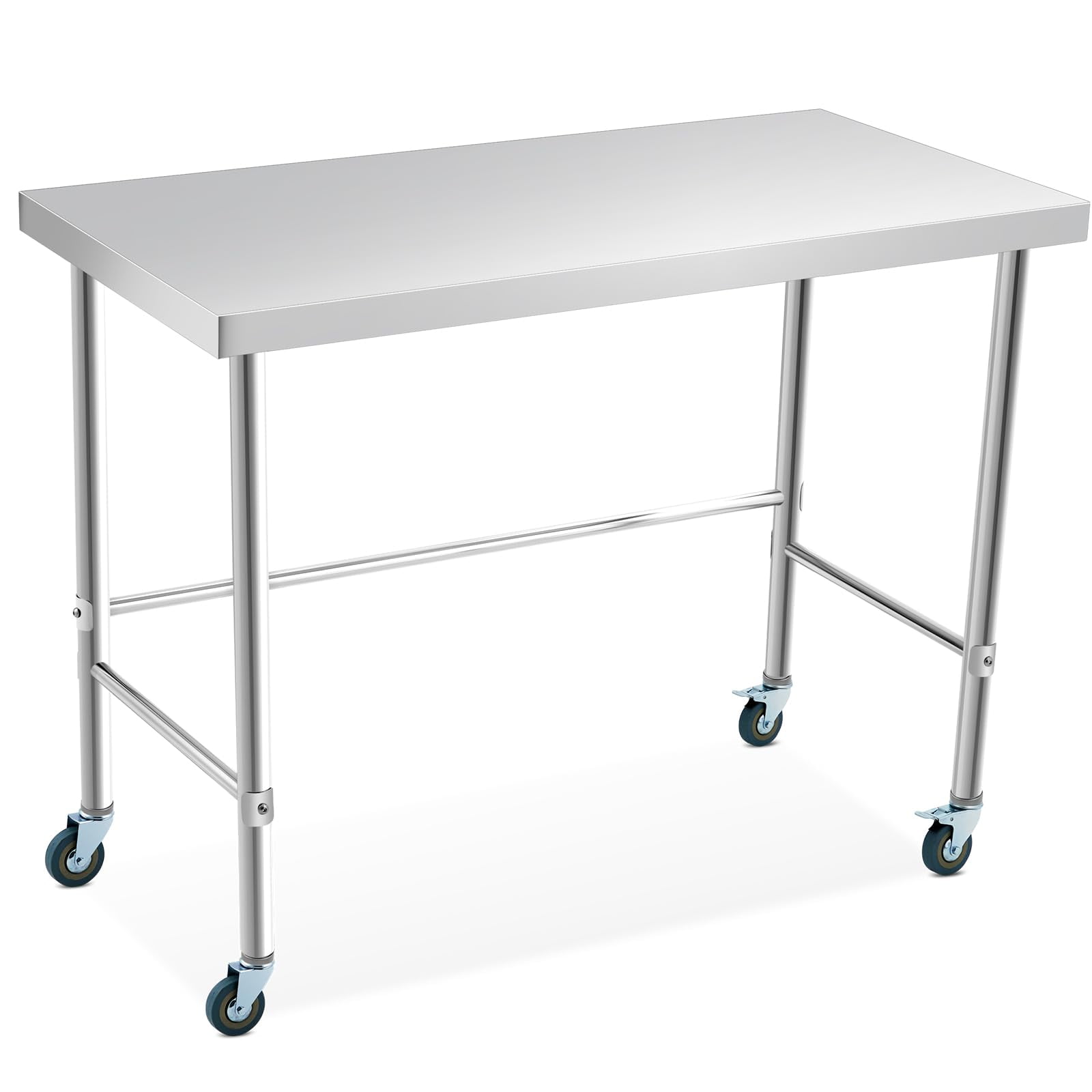 Danolapsi Stainless Steel Table 36x24 Inch with Wheels,Heavy Duty ...