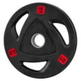 thumbnail image 1 of Danolapsi Weight Plates 2-Inch Rubber Coated Olympic Cast Iron Grip Plates Bumper Plates in Pairs or Single for Strength Training, Weightlifting and Bodybuilding, 1 of 8