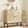 thumbnail image 1 of Danolapsi Wood Sideboard Buffet Cabinet with Rattan Doors, Storage for Dining Room, 1 of 9