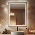 thumbnail image 1 of Danrelax 40 x 32 inch Led  Bathroom Mirror with 3 Colors Light Homes, 1 of 8