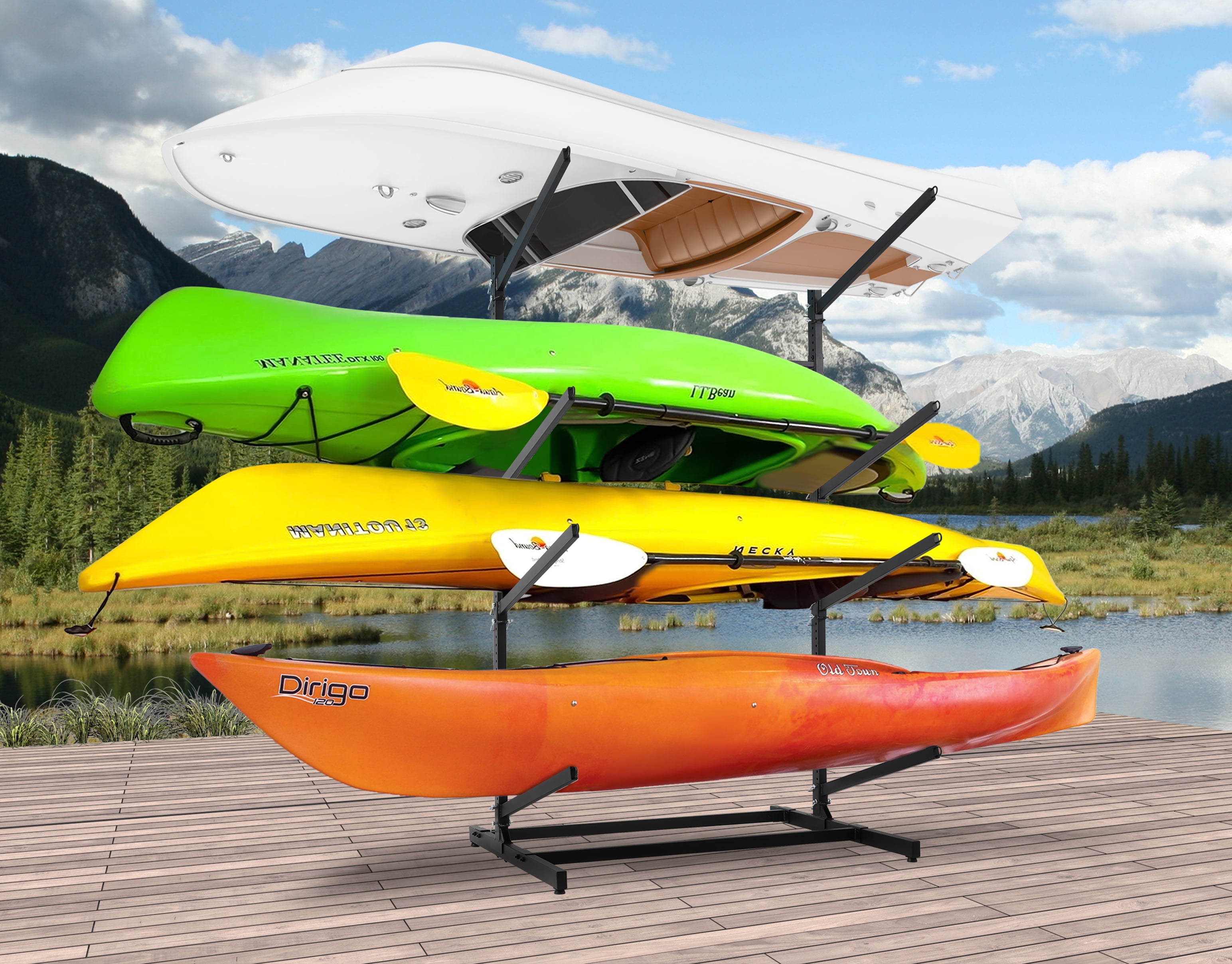 Standing kayak storage sale