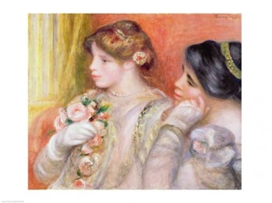 Dans La Loge c1908 Canvas Art - Pierre-Auguste Renoir (36 x 24)
