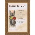 thumbnail image 1 of Dans La Vie prospectus 24x18 Gold Ornate Wood Framed Canvas Art by Theophile Steinlen, 1 of 2