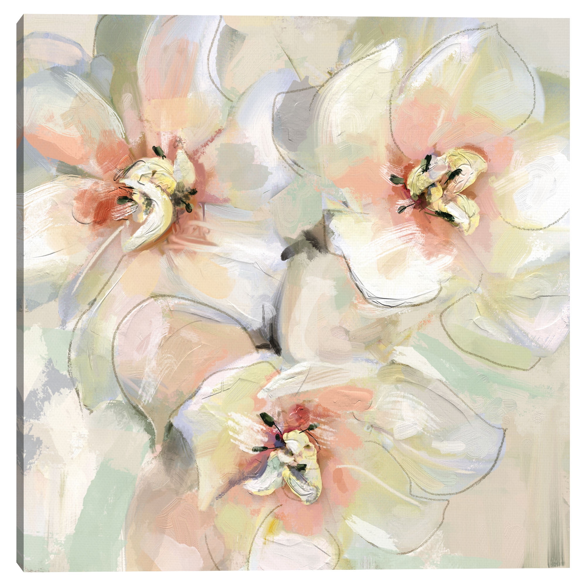 Dans Le Jardin II by Studio Arts Canvas Art Print