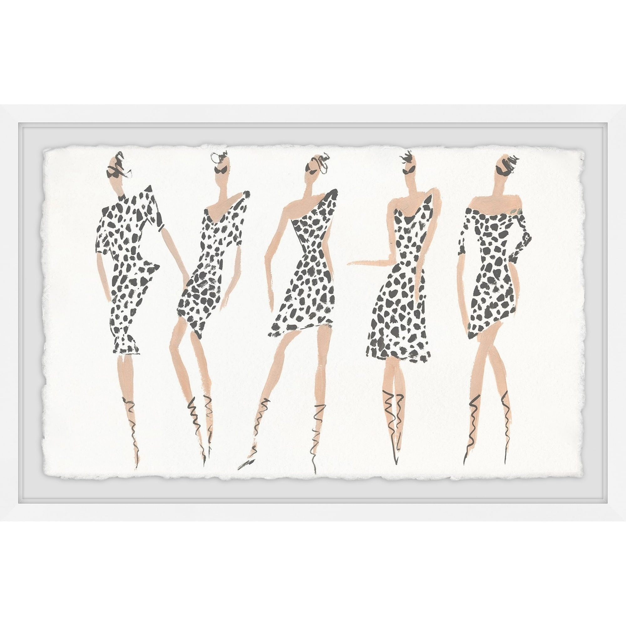 Dans Le Vent II Framed Painting Print