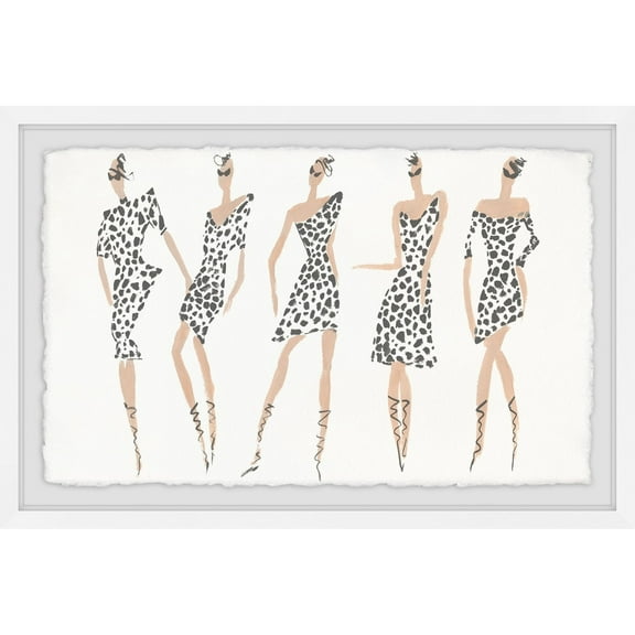 Dans Le Vent II Framed Painting Print