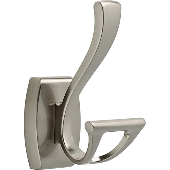 Dansant Towel Hook, Robe Hook Satin Nickel Towel Holder for Bathroom, Bathroom Accessories, 135241 2.4 x 2.9 x 4.8 Inches