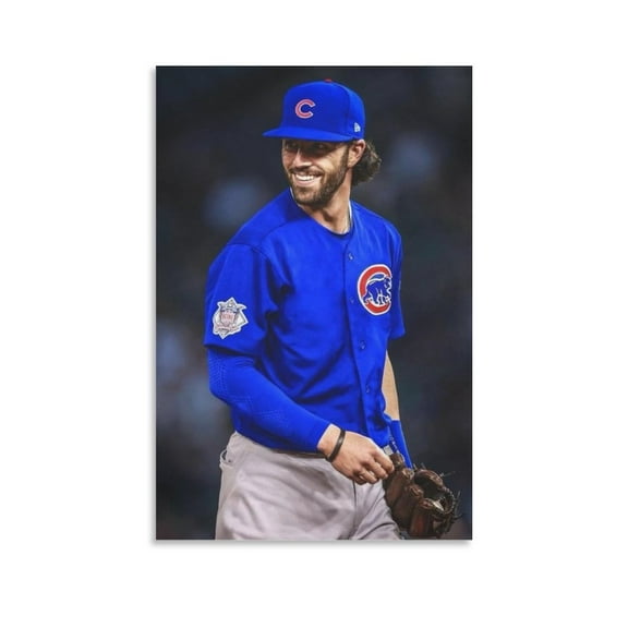 Dansby Swanson Canvas Poster Posters Art Print Wall Photo Paint Poster Hanging Picture Family Bedroom Decor Gift 12x18inch(30x45cm)