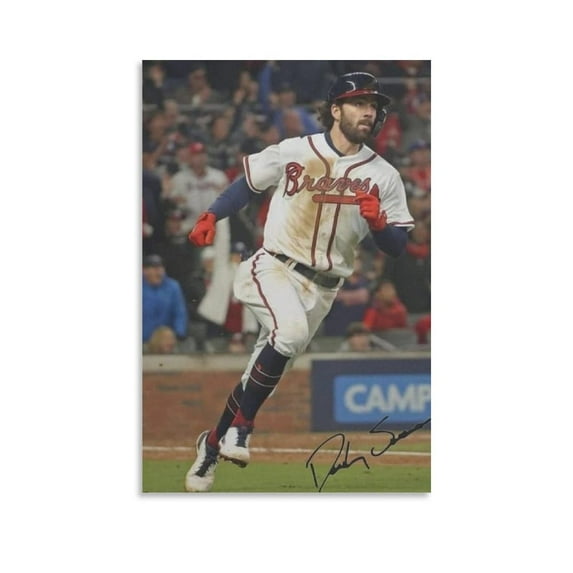 Dansby Swanson Poster Canvas Poster Canvas Wall Art Prints Poster Gifts Photo Picture Painting Posters Room Decor Home Decorative 20x30inch(50x75cm)