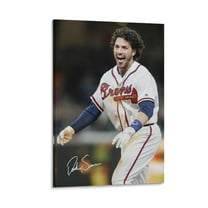 Dansby Swanson Poster Canvas Poster Posters Wall Art Painting Canvas Gift Living Room Prints Bedroom Decor Poster Artworks 16x24inch(40x60cm)