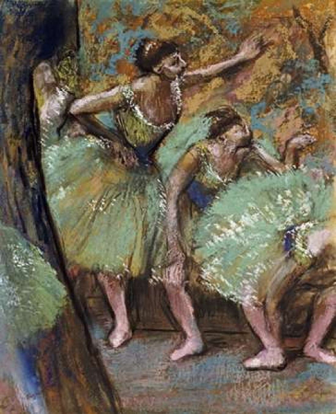 Danseuses Canvas Art - Edgar Degas (20 x 24)