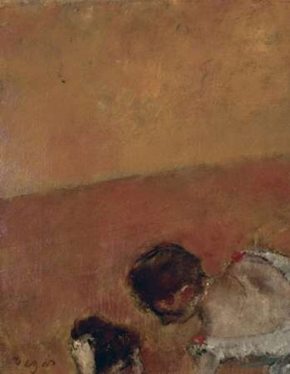 Danseuses Montant Un Escalier - left Canvas Art - Edgar Degas (24 x 30)