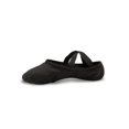 thumbnail image 1 of Danshuz Little Girls Black Canvas Stretch Split Sole Ballet Shoes 5.5 Toddler, 1 of 5
