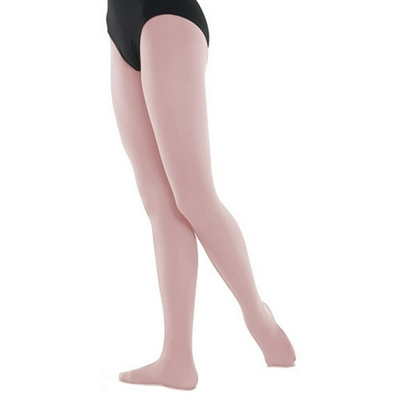 Danshuz Little Girls Pink Super Soft Stretchy Nylon-Micro Spandex Tights 2-4