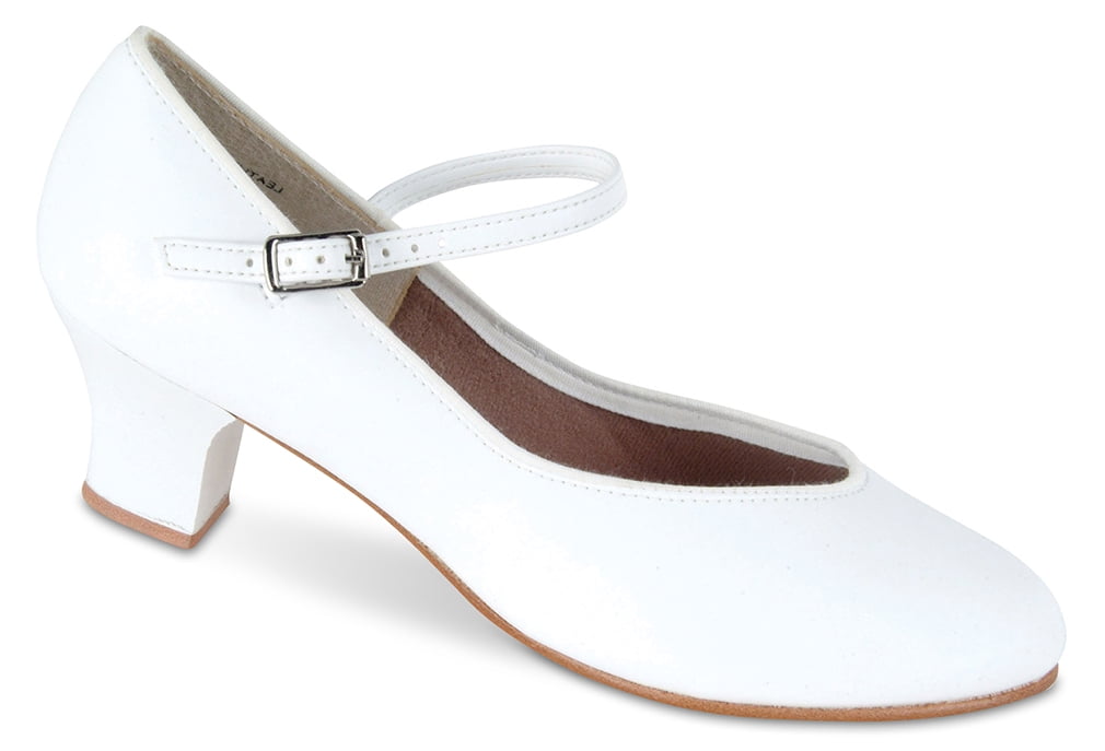 Danshuz Women's White Tap Queen Dance Shoes - Size 8 